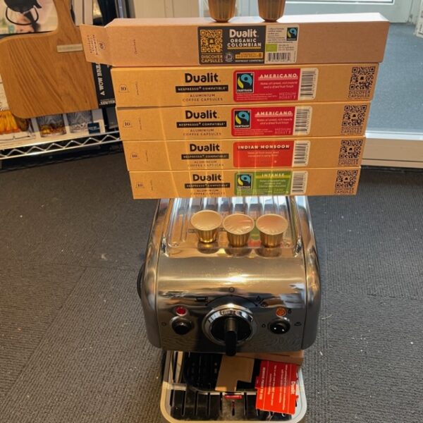 Dualit 3 i 1 espressomaskine med kaffe kapsler