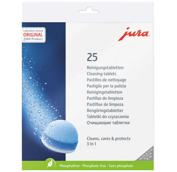 Jura cleaning tablets 25 stk