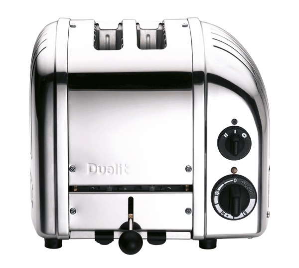 Dualit 2 slice toaster i stål