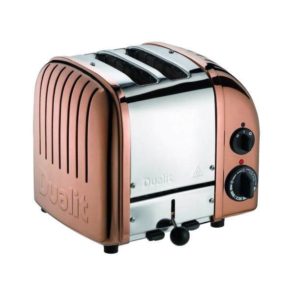 Dualit toaster 2 slice i kobber