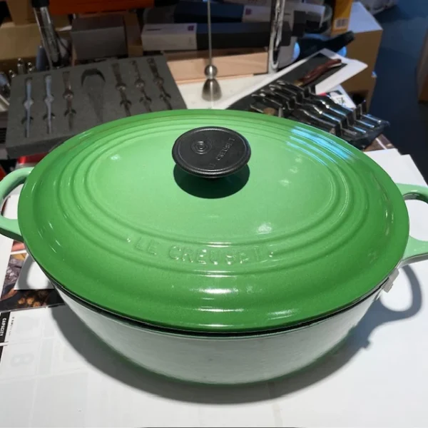 Le Creuset oval grøn