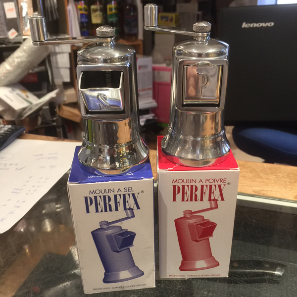 perfex peber + salt kværne i aluminium